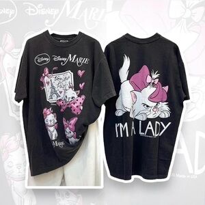 Marie Cat Printed T-Shirt